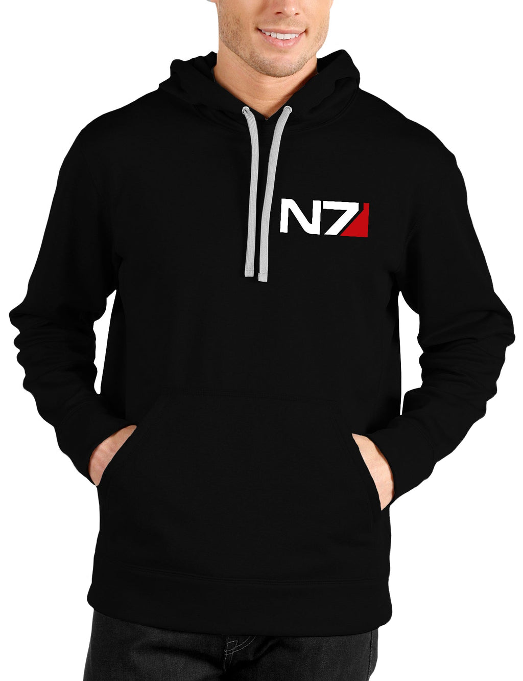 N7 Mass Effect Black Hoodie Style001 T-Shirts, Sweatshirt | CoreVibeTees.com