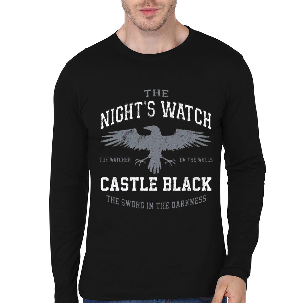 The Night Watch Black Full Sleeve Tee Hoodie, Sweatshirt | CoreVibeTees.com