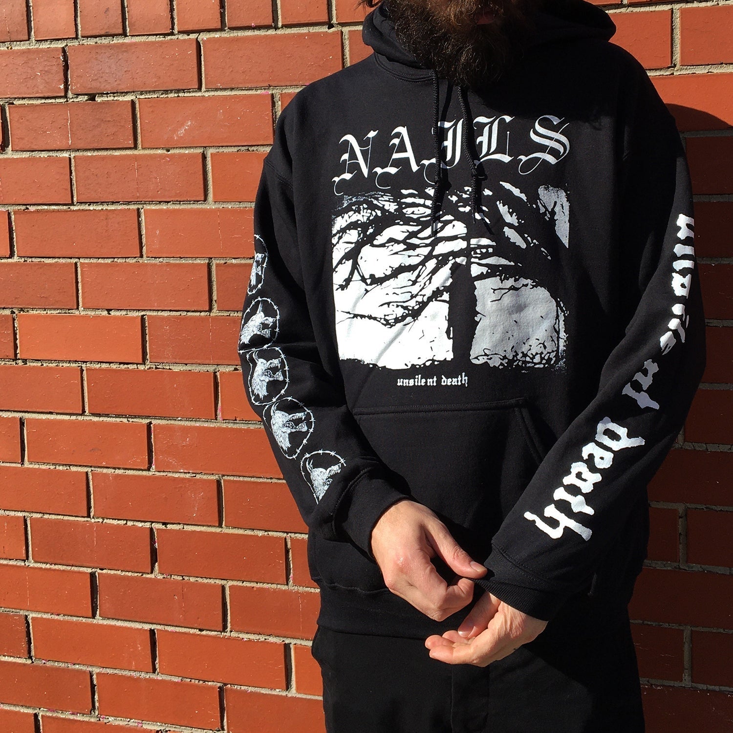 Unsilent Death Pullover Hoodie (Black) T-Shirts, Sweatshirt | CoreVibeTees.com (Image 2)