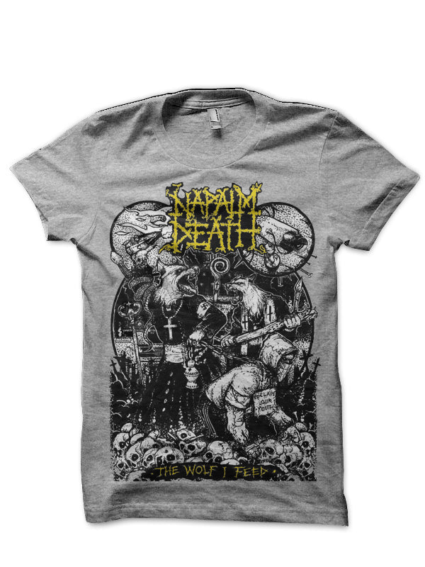 Napalm Death â€œWolf I Feedâ€ T-Shirt Hoodie, Sweatshirt | CoreVibeTees.com