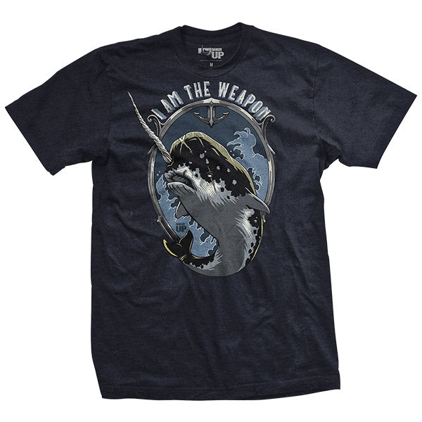 Narwhal I Am The Weapon T-Shirt Style001 Hoodie, Sweatshirt | CoreVibeTees.com (Image 1)