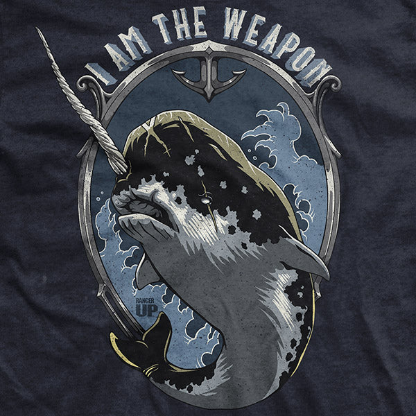 Narwhal I Am The Weapon T-Shirt Style001 Hoodie, Sweatshirt | CoreVibeTees.com (Image 2)