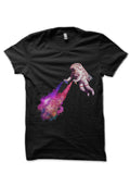 Nasa Half Sleeve Black T-Shirt Hoodie, Sweatshirt | CoreVibeTees.com