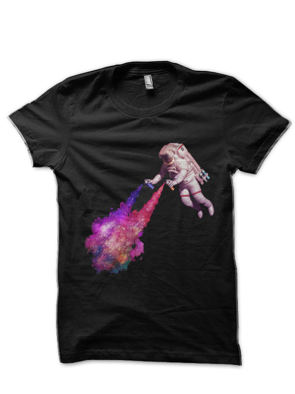 Nasa Half Sleeve Black T-Shirt Hoodie, Sweatshirt | CoreVibeTees.com