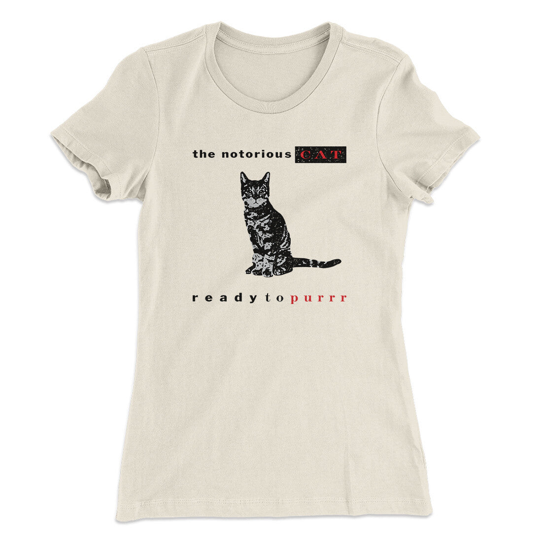 The Notorious Cat Women's T-Shirt Hoodie, Sweatshirt | CoreVibeTees.com (Image 1)