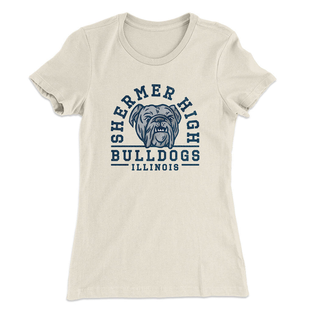 Shermer High Bulldogs Women's T-Shirt Hoodie, Sweatshirt | CoreVibeTees.com (Image 3)