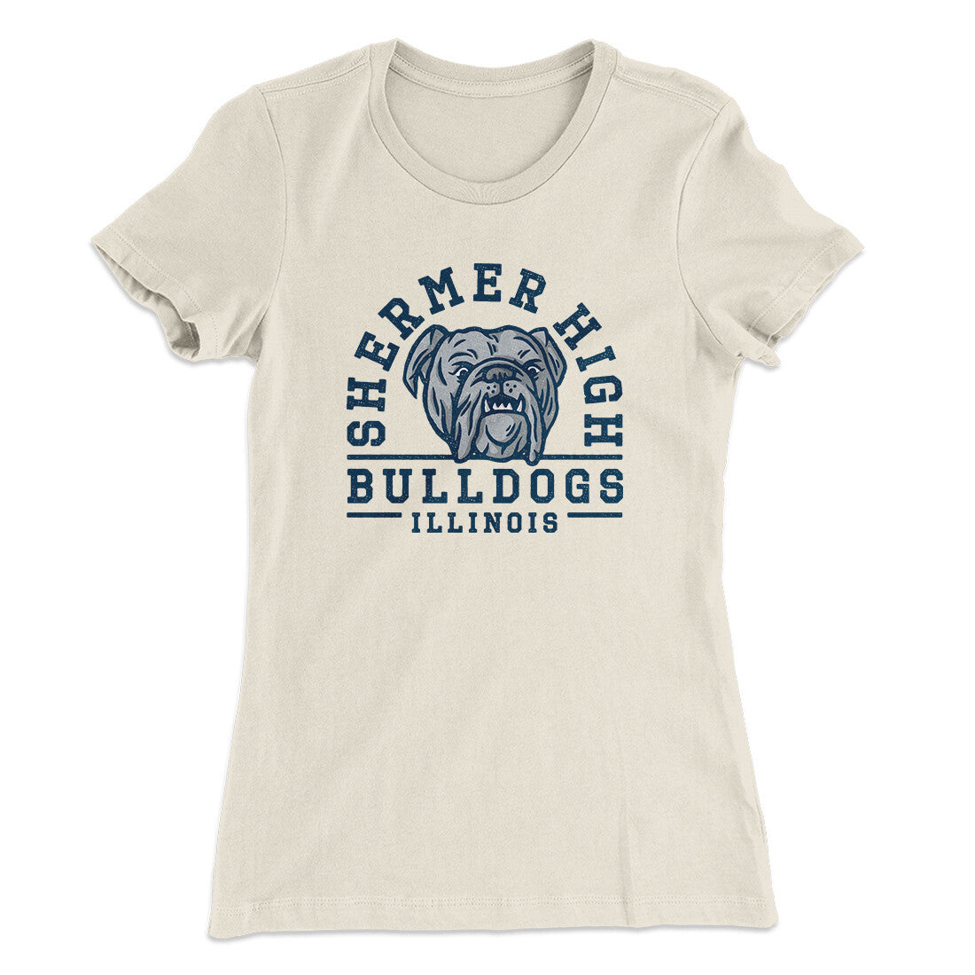 Shermer High Bulldogs Women's T-Shirt Hoodie, Sweatshirt | CoreVibeTees.com (Image 3)