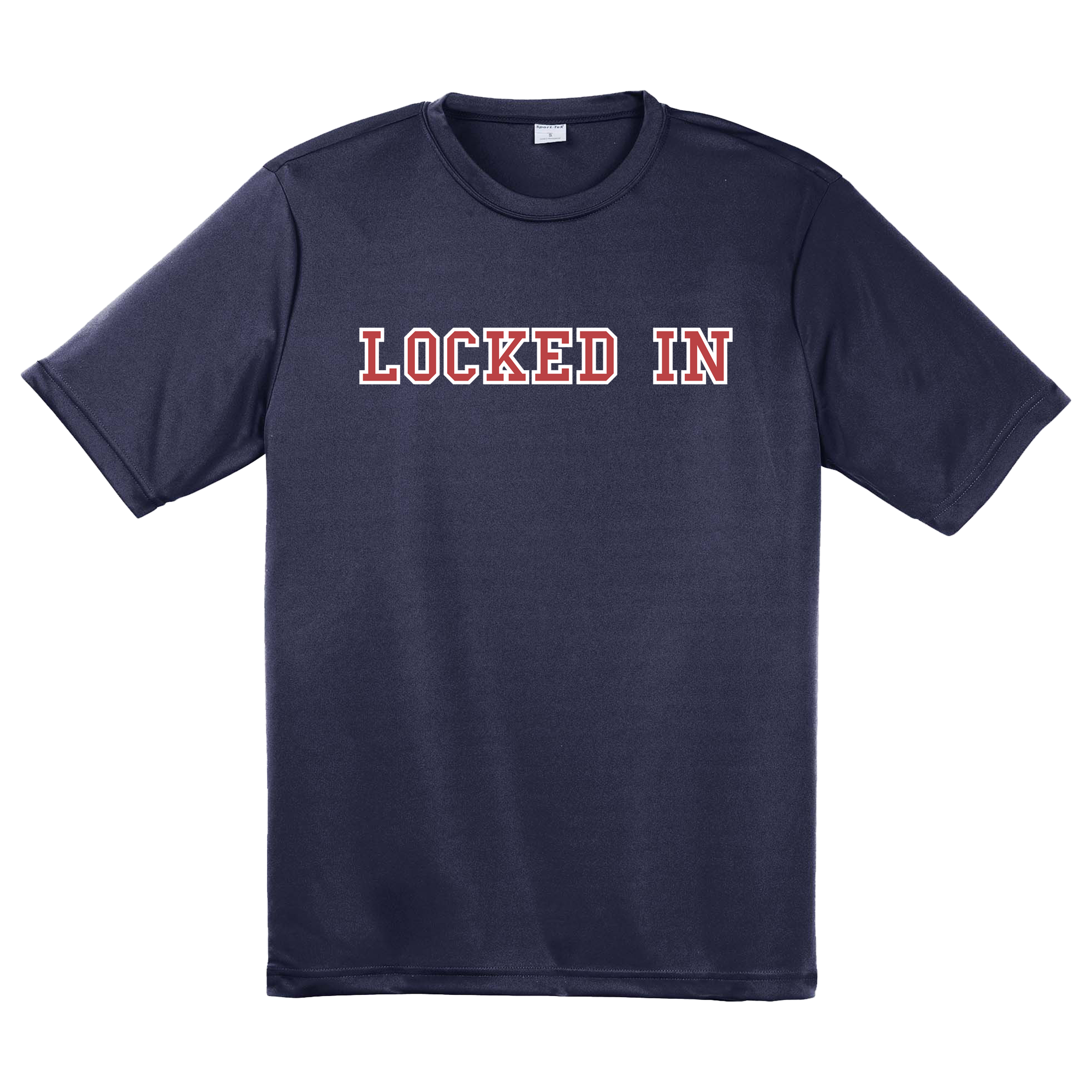Davis Clarke - Locked In Performance T-Shirt (Red/White Print) Hoodie, Sweatshirt | CoreVibeTees.com