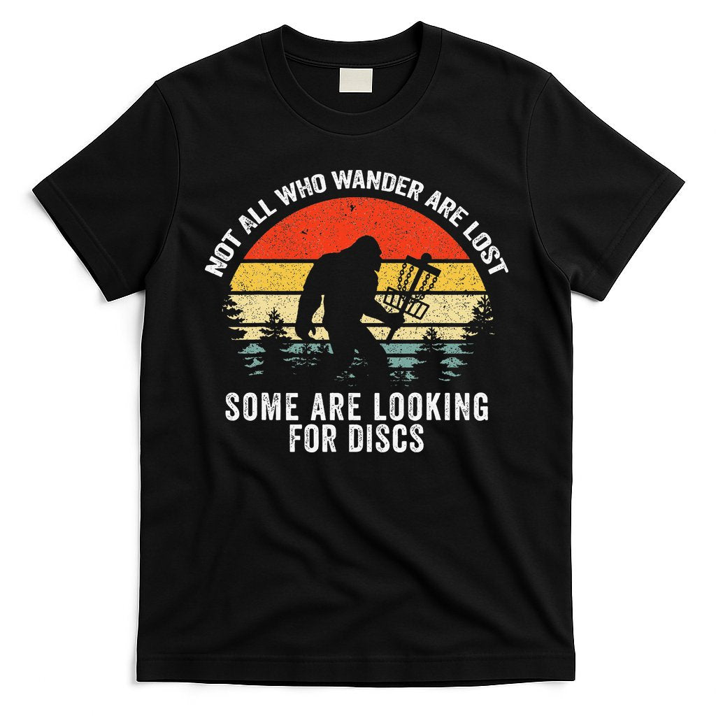 Not All Who Wander Are Lost Disc Golf Bigfoot Christmas T-Shirt Style001 Hoodie, Sweatshirt | CoreVibeTees.com