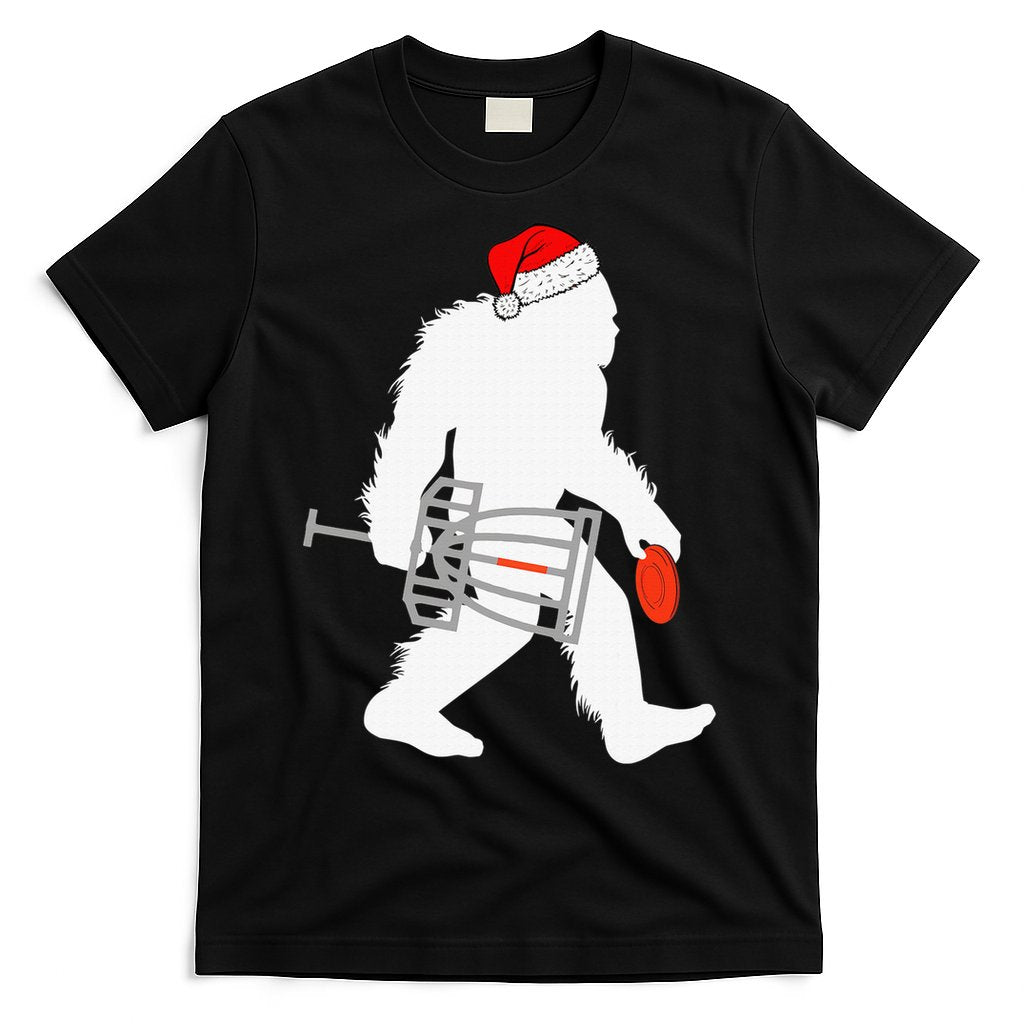 Not All Who Wander Are Lost Disc Golf Bigfoot Christmas T-Shirt Hoodie, Sweatshirt | CoreVibeTees.com