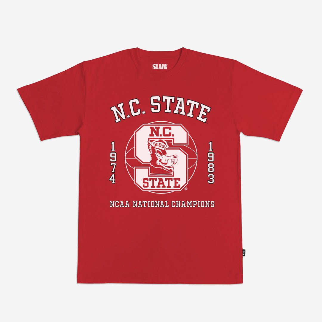 NC State '74 / '83 National Champs Heavy Tee Hoodie, Sweatshirt | CoreVibeTees.com