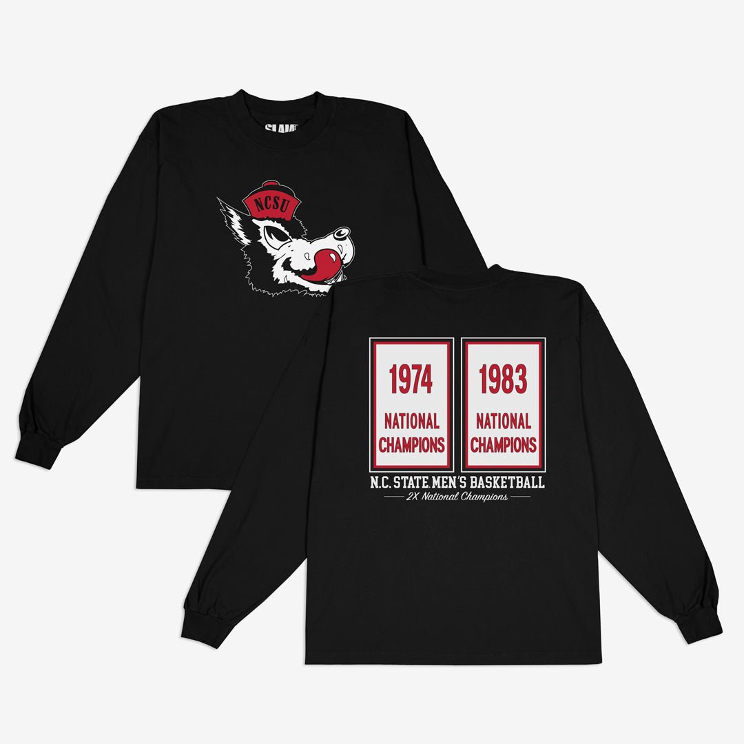 NC State Banners L/S Tee Hoodie, Sweatshirt | CoreVibeTees.com