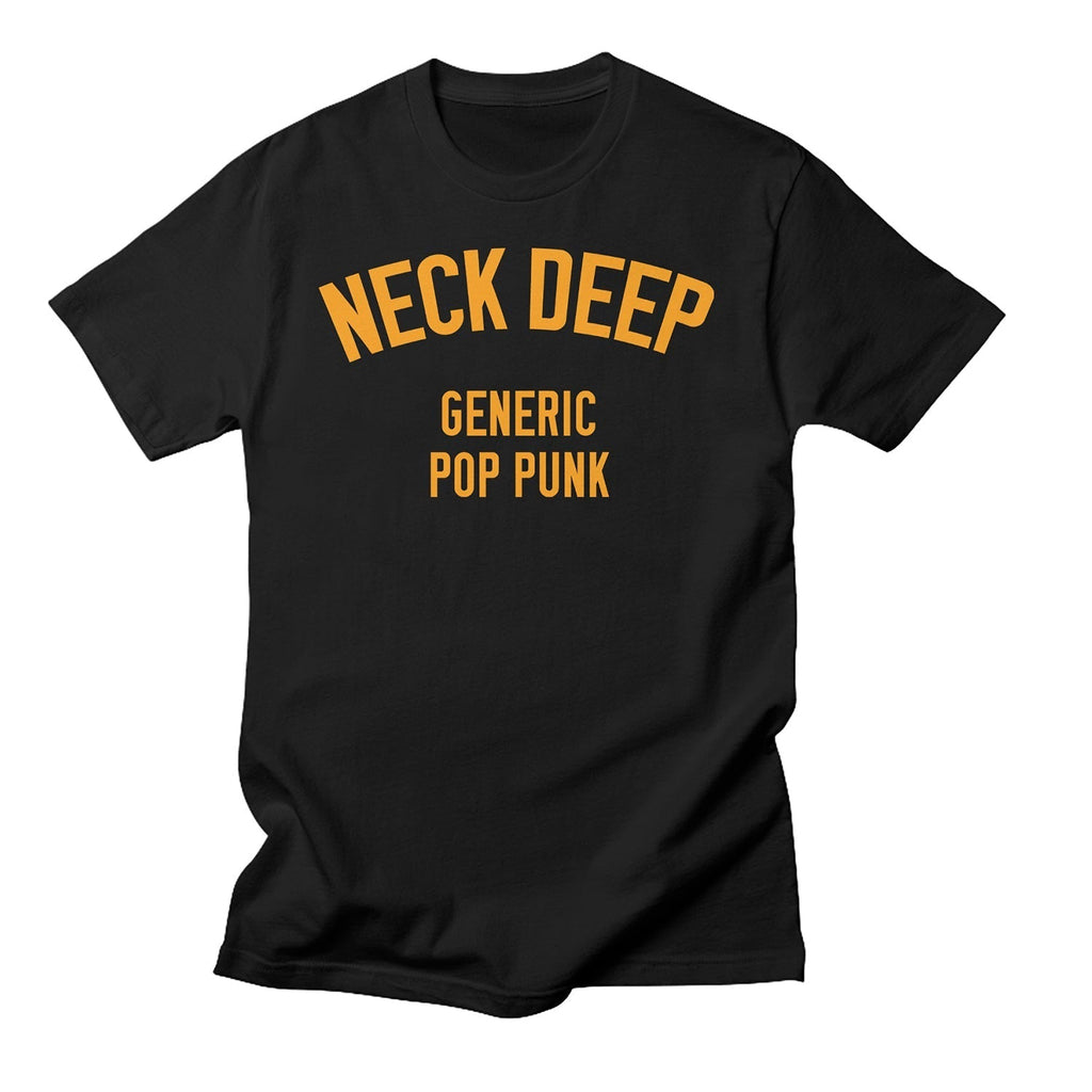Generic Pop Punk Tee (Black) Hoodie, Sweatshirt | CoreVibeTees.com (Image 1)