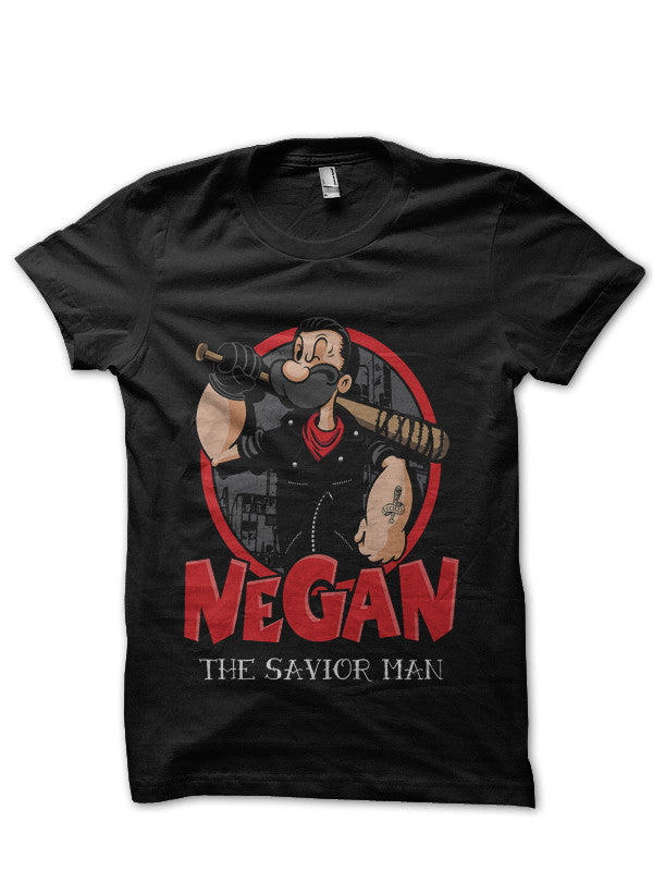 â€œNegan The Savior Man Oldâ€ Black T-Shirt Hoodie, Sweatshirt | CoreVibeTees.com