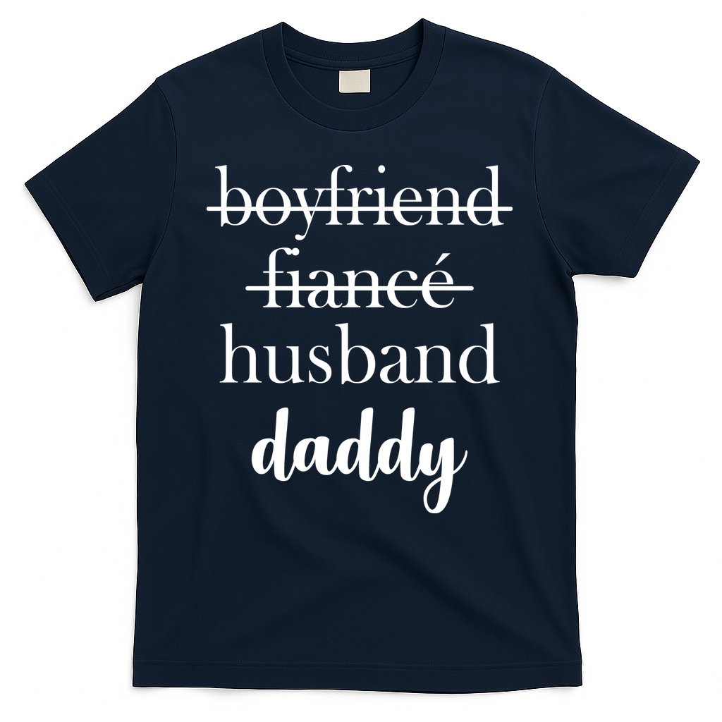 New Dad Boyfriend, Husband Fiance T-Shirt Hoodie, Sweatshirt | CoreVibeTees.com
