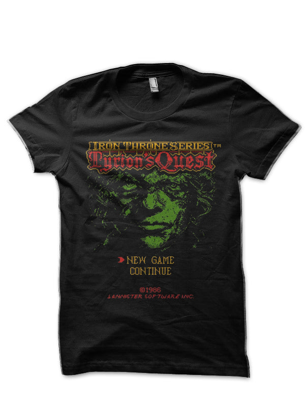 Tyrion Lannister Half Sleeve Black T-Shirt Hoodie, Sweatshirt | CoreVibeTees.com