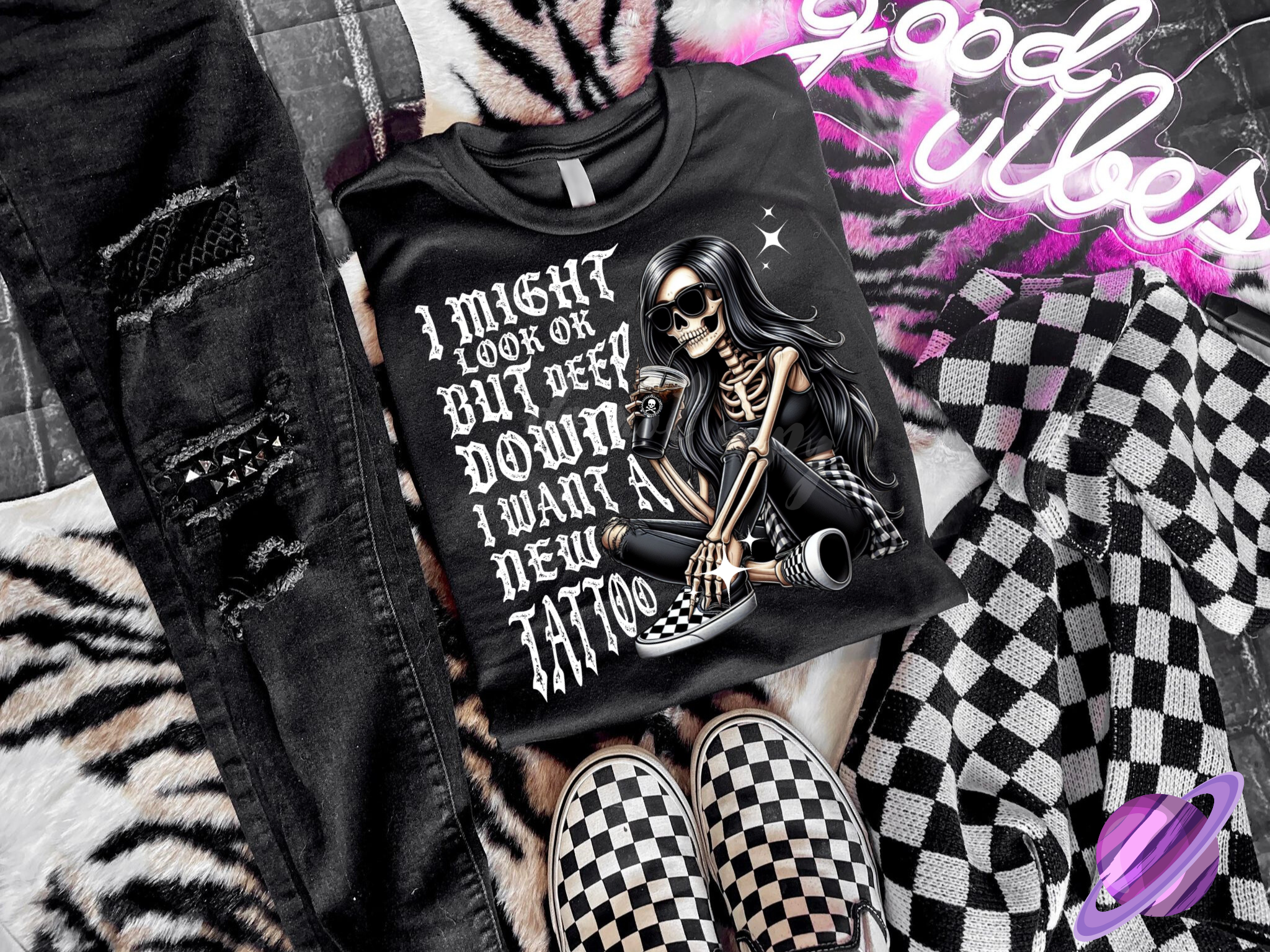 NEW TATTOO TEE Hoodie, Sweatshirt | CoreVibeTees.com (Image 1)