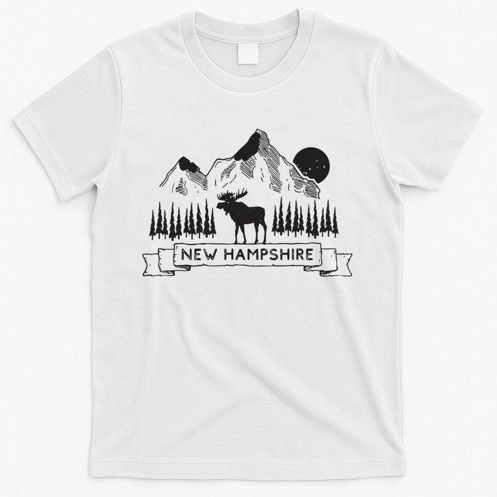 New Hampshire Mountain Moose Cool New Hampshire Gift T-Shirt Hoodie, Sweatshirt | CoreVibeTees.com