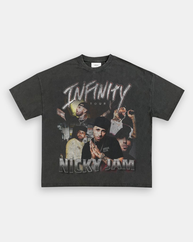 NICKY JAM - INFINITY TOUR VINTAGE TEE Hoodie, Sweatshirt | CoreVibeTees.com (Image 1)