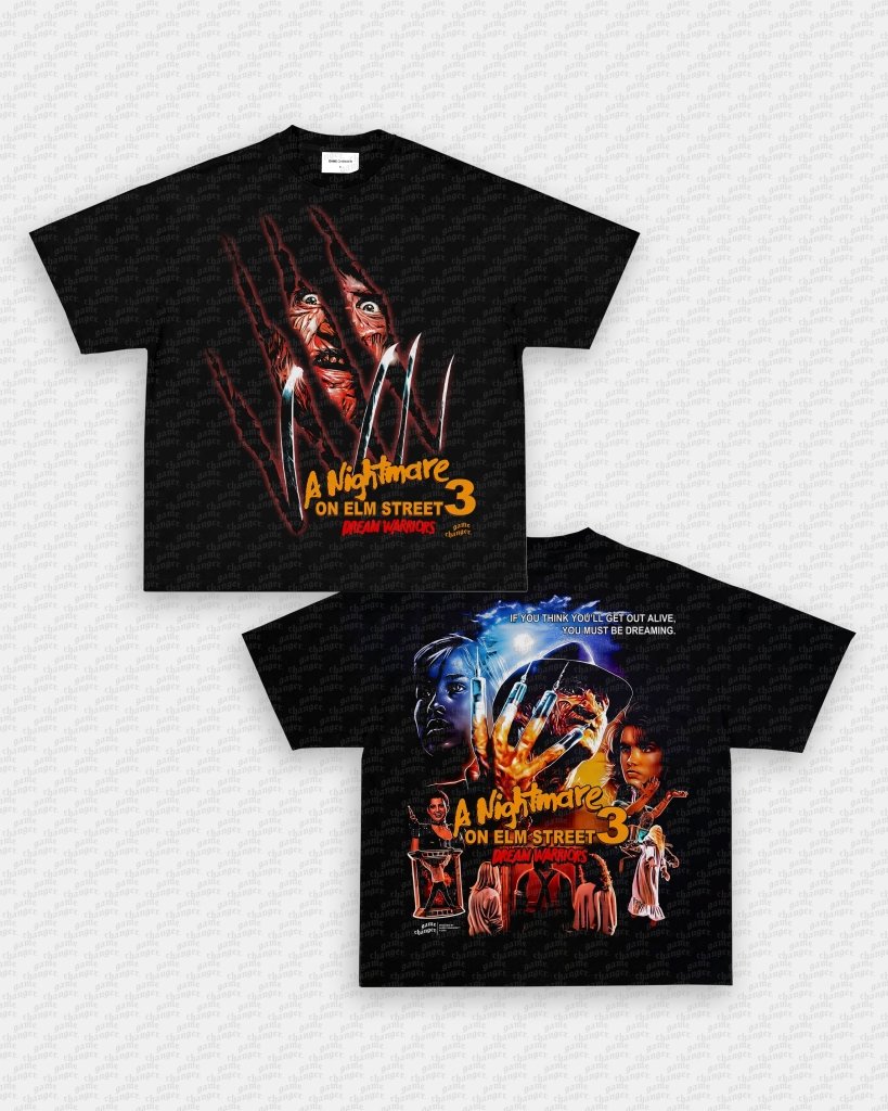 NIGHTMARE ON ELM ST 3 TEE - [DS] Hoodie, Sweatshirt | CoreVibeTees.com (Image 3)