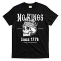 No Kings Since 1776 Skull Resist Long Live Democracy T-Shirt Hoodie, Sweatshirt | CoreVibeTees.com