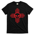 New Mexico Flag Zia Sun Skull State Pride T-Shirt Hoodie, Sweatshirt | CoreVibeTees.com