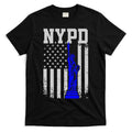 NYPD New York Police Department Statue Of Liberty Distressed T-Shirt Hoodie, Sweatshirt | CoreVibeTees.com