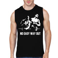 No Easy Way Out Rocky Vs Dargo Black Sleeveless T-Shirt Hoodie, Sweatshirt | CoreVibeTees.com