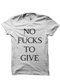 No Fucks White T-Shirt Style001 Hoodie, Sweatshirt | CoreVibeTees.com