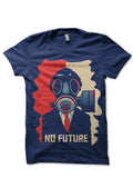 No Future Navy Blue Tee Hoodie, Sweatshirt | CoreVibeTees.com