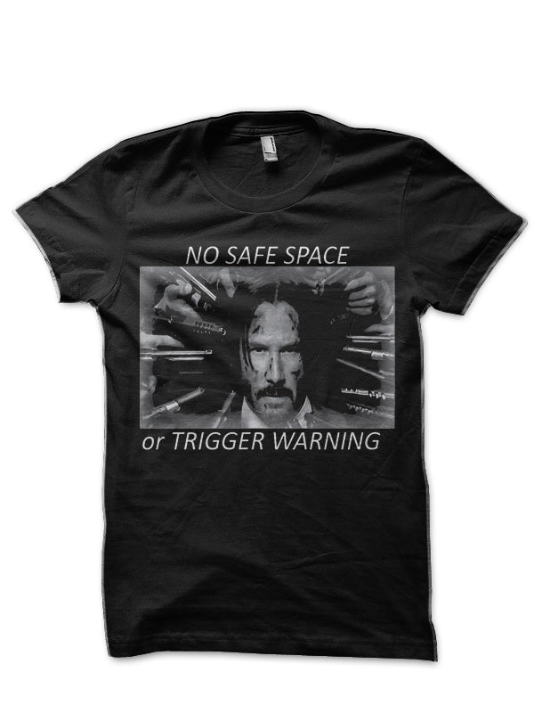 No Safe Place Or Trigger Warning  Black T-Shirt Hoodie, Sweatshirt | CoreVibeTees.com