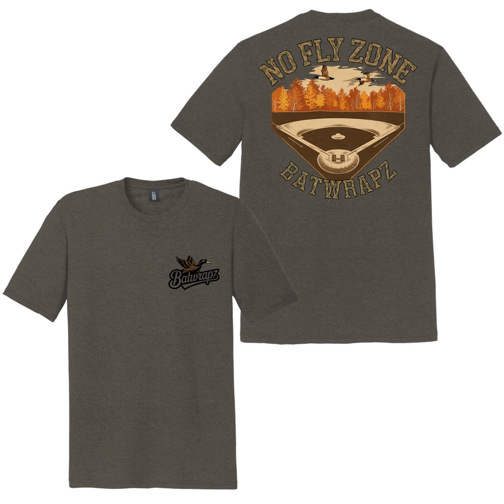 BatWrapz "No Fly Zone" Youth Tee - Gray Hoodie, Sweatshirt | CoreVibeTees.com (Image 1)