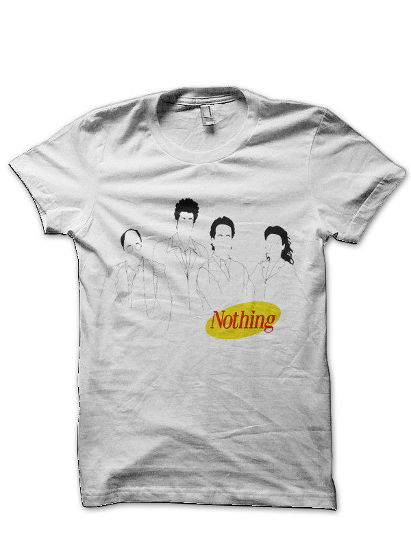 A Show About Nothing â€“ Seinfeld White T-Shirt Hoodie, Sweatshirt | CoreVibeTees.com