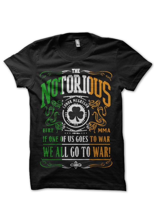 Notorious UFC Black T-Shirt Hoodie, Sweatshirt | CoreVibeTees.com