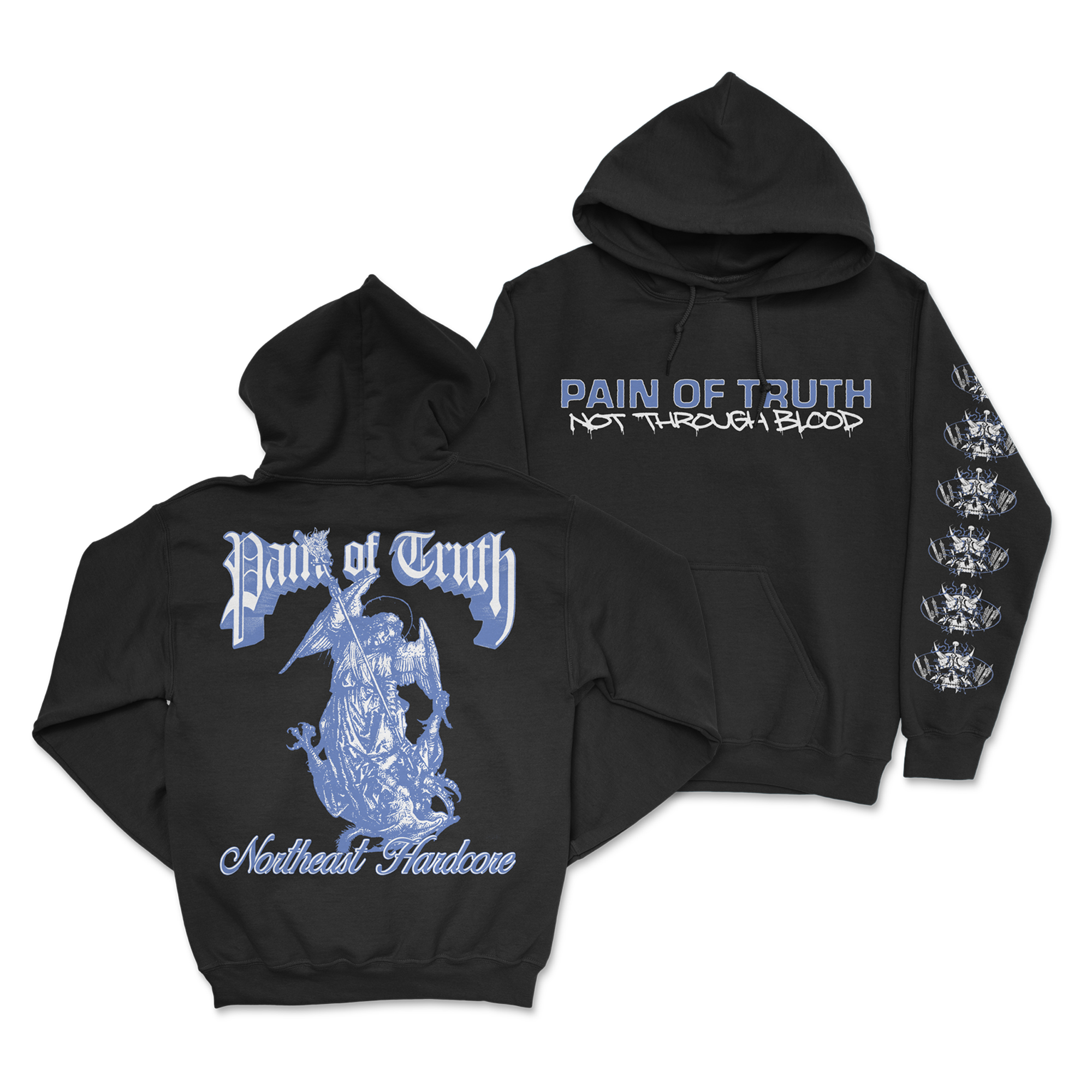 Pain of Truth - Not Through Blood Hoodie T-Shirts, Sweatshirt | CoreVibeTees.com (Image 1)