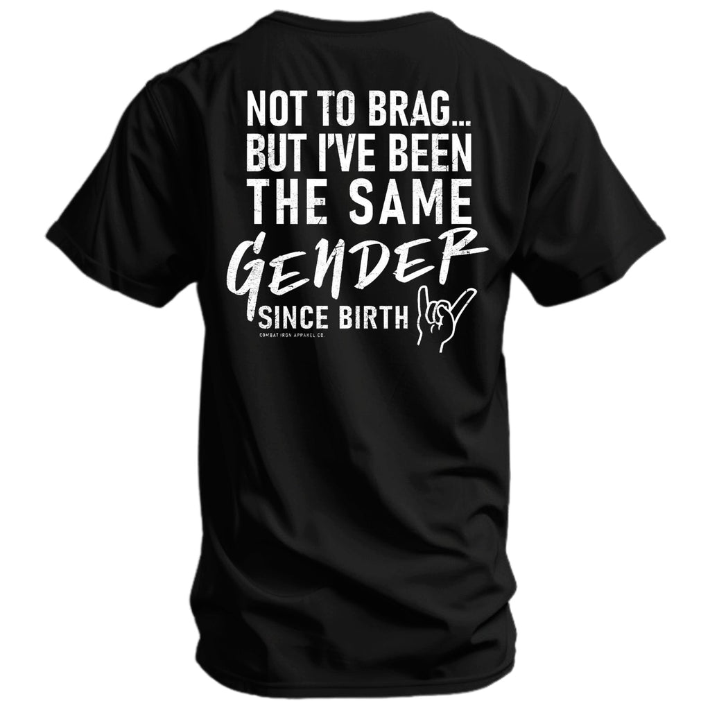 Same Gender Since Birth Men's T-Shirt Hoodie, Sweatshirt | CoreVibeTees.com (Image 1)
