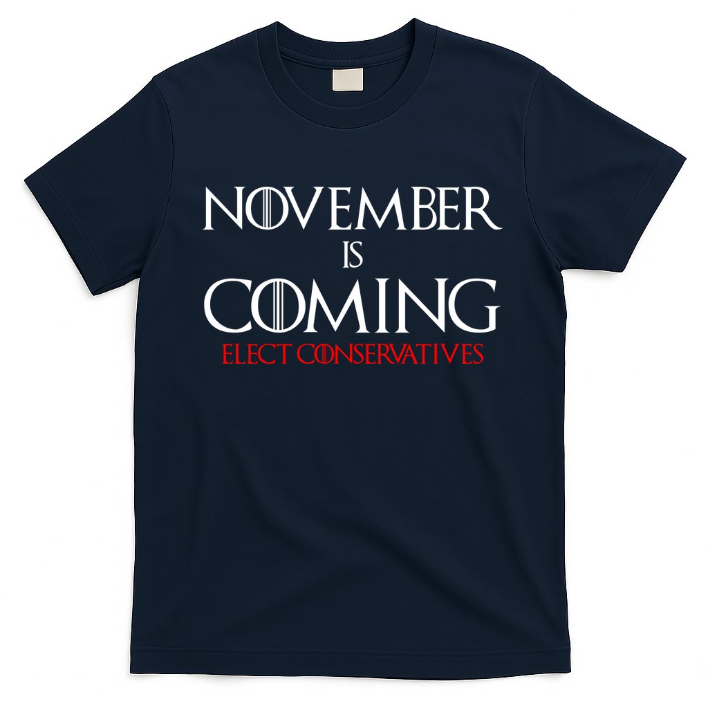 November is Coming Elect Conservatives Election T-Shirt Hoodie, Sweatshirt | CoreVibeTees.com