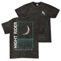 Night Rider - Logo Mineral Wash T-Shirt Hoodie, Sweatshirt | CoreVibeTees.com (Image 1)