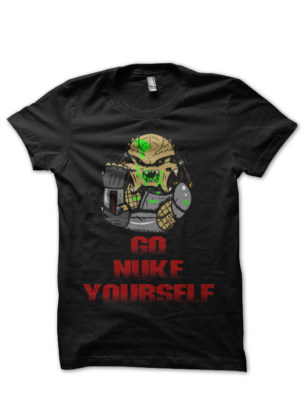 Go Nuke Yourself Half Sleeve T-Shirt Hoodie, Sweatshirt | CoreVibeTees.com