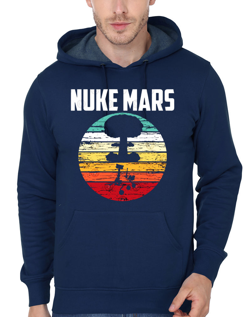 Nuke Mars Navy Blue Hoodie T-Shirts, Sweatshirt | CoreVibeTees.com