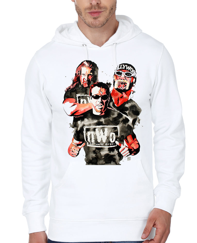 NWO White Hoodie T-Shirts, Sweatshirt | CoreVibeTees.com