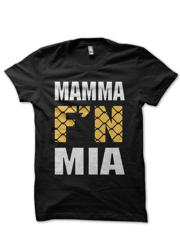 Mamma Fâ€™n Mia! Black Half Sleeve T-Shirt Hoodie, Sweatshirt | CoreVibeTees.com