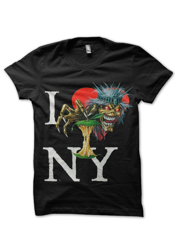 Iron Maiden New York Black T-Shirt Hoodie, Sweatshirt | CoreVibeTees.com