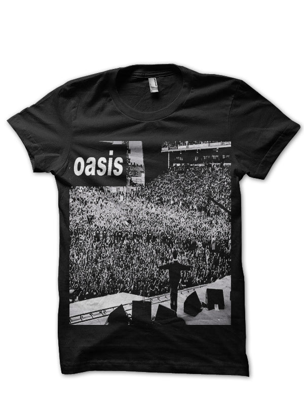 Oasis Black Tee Hoodie, Sweatshirt | CoreVibeTees.com