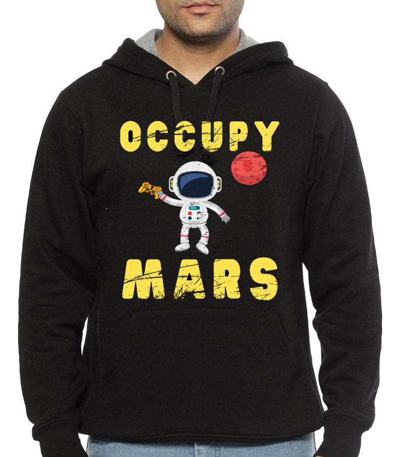 Occupy Mars Black Hoodie Style002 T-Shirts, Sweatshirt | CoreVibeTees.com