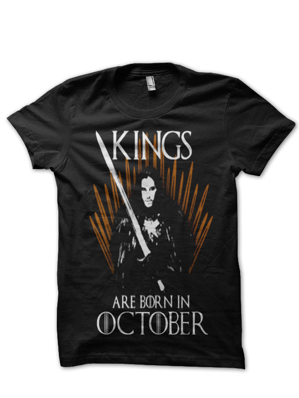 Kings Are Born In October T-Shirt Hoodie, Sweatshirt | CoreVibeTees.com
