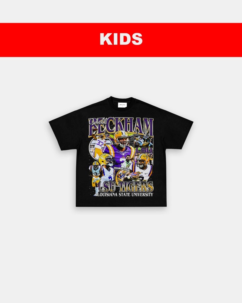ODELL BECKHAM JR - LSU - KIDS TEE Hoodie, Sweatshirt | CoreVibeTees.com (Image 3)