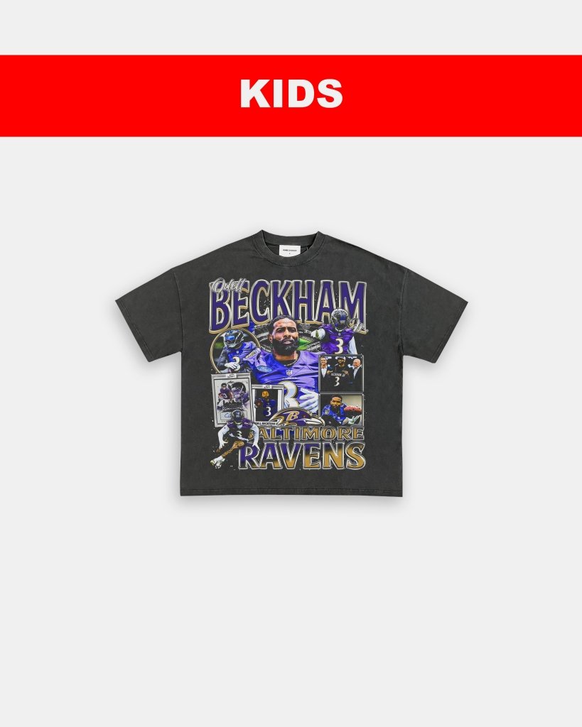 ODELL BECKHAM JR - RAVENS - KIDS TEE Hoodie, Sweatshirt | CoreVibeTees.com (Image 5)