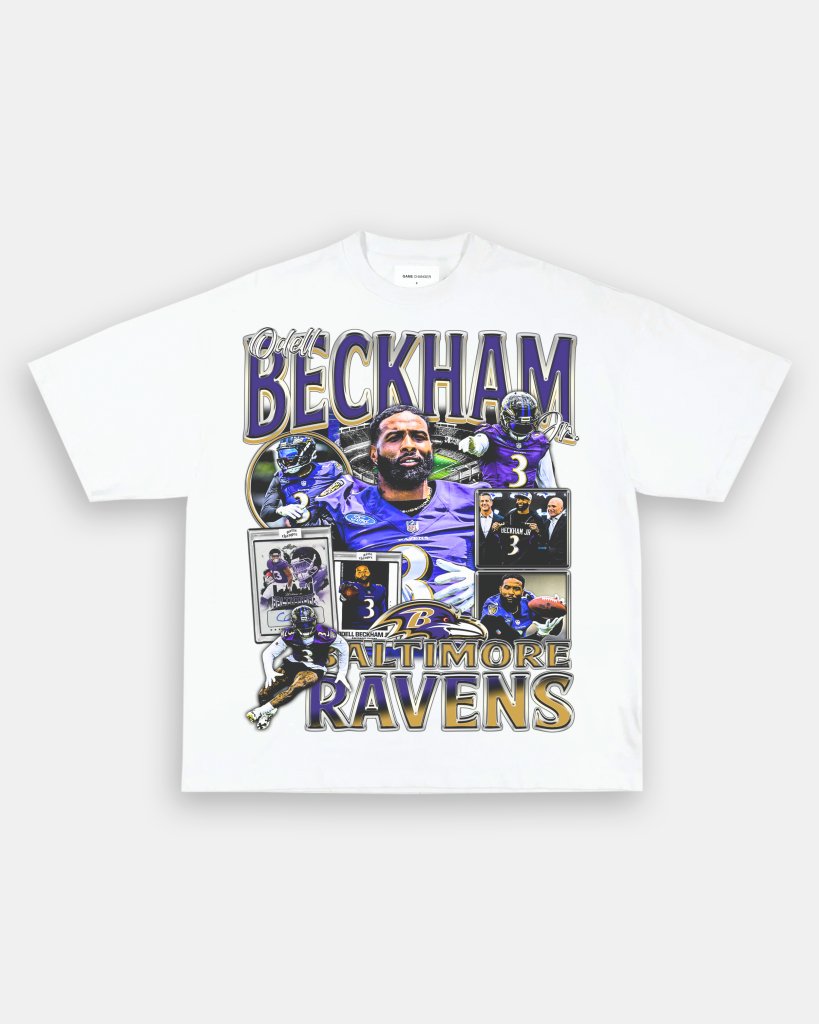 ODELL BECKHAM JR - RAVENS TEE Hoodie, Sweatshirt | CoreVibeTees.com (Image 2)