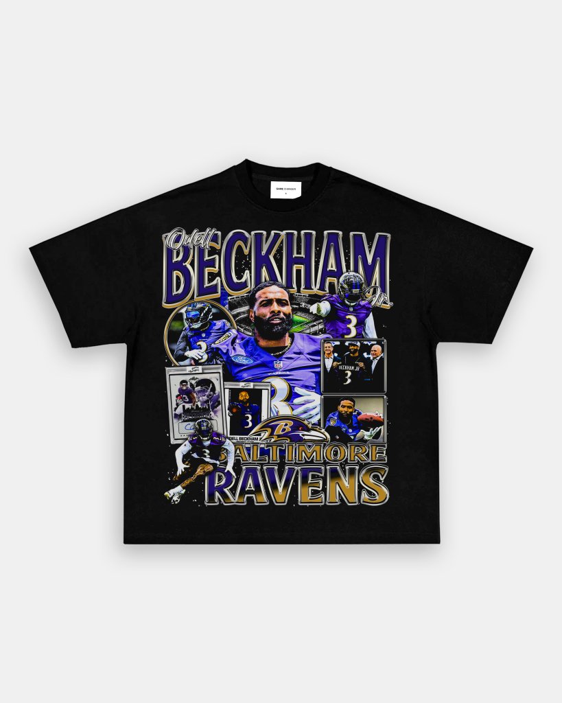ODELL BECKHAM JR - RAVENS TEE Hoodie, Sweatshirt | CoreVibeTees.com (Image 4)
